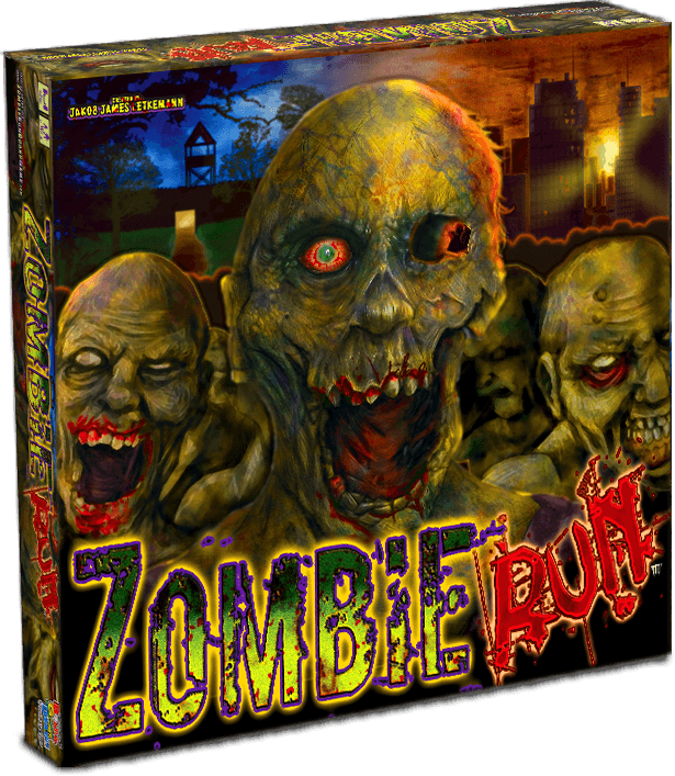 Zombie Run Custom Board Game