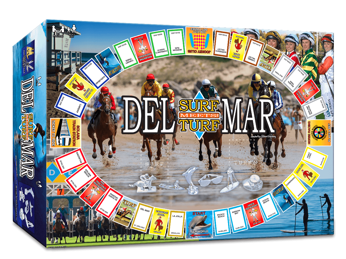 Del Mar Surf Meets Turf Property Trading Game